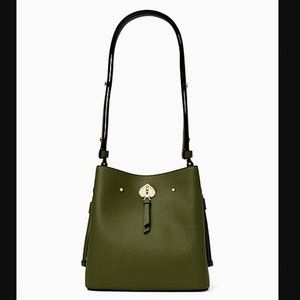 Kate Spade Marti Small Bucket Bag Enchanted Green